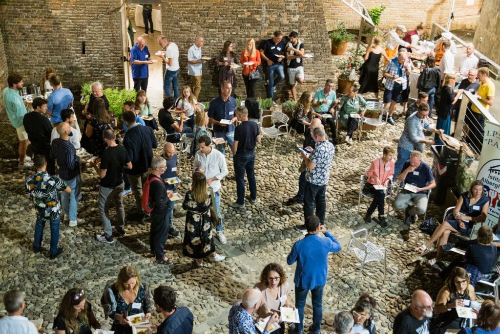CycleSummit 2023 in Riolo Terme – the Rocca by night
